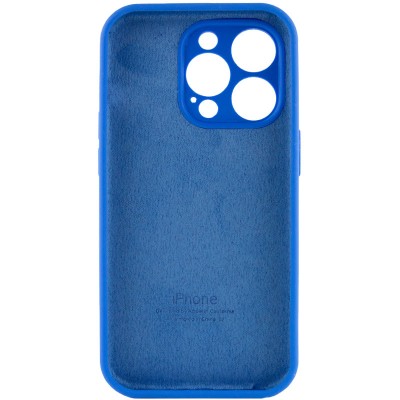 Чохол Silicone Case Full Camera Protective (AA) для Apple iPhone 15 Pro (6.1") Синій / Capri Blue Чохол Silicone Case Full Camera Protective (AA) для Apple iPhone 15 Pro (6.1") Синій / Capri Blue