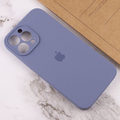 Чохол Silicone Case Full Camera Protective (AA) для Apple iPhone 15 Pro (6.1") Сірий / Lavender Gray Чохол Silicone Case Full Camera Protective (AA) для Apple iPhone 15 Pro (6.1") Сірий / Lavender Gray