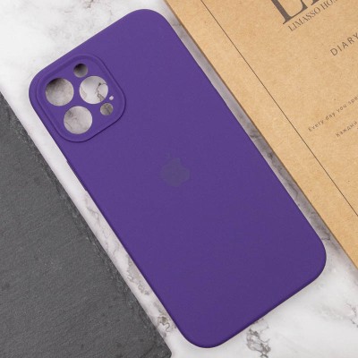 Чохол Silicone Case Full Camera Protective (AA) для Apple iPhone 15 Pro (6.1") Фіолетовий / Amethyst Чохол Silicone Case Full Camera Protective (AA) для Apple iPhone 15 Pro (6.1") Фіолетовий / Amethyst