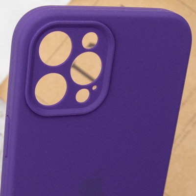 Чохол Silicone Case Full Camera Protective (AA) для Apple iPhone 15 Pro (6.1") Фіолетовий / Amethyst Чохол Silicone Case Full Camera Protective (AA) для Apple iPhone 15 Pro (6.1") Фіолетовий / Amethyst