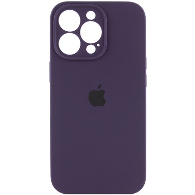 Чохол Silicone Case Full Camera Protective (AA) для Apple iPhone 15 Pro (6.1") Фіолетовий / Elderberry Чохол Silicone Case Full Camera Protective (AA) для Apple iPhone 15 Pro (6.1") Фіолетовий / Elderberry