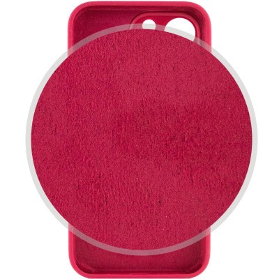 Чохол Silicone Case Full Camera Protective (AA) для Apple iPhone 15 Pro (6.1") Червоний / Rose Red Чохол Silicone Case Full Camera Protective (AA) для Apple iPhone 15 Pro (6.1") Червоний / Rose Red