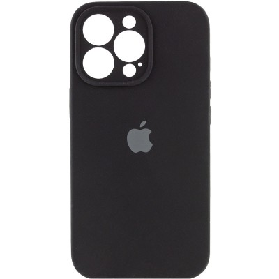 Чохол Silicone Case Full Camera Protective (AA) для Apple iPhone 15 Pro (6.1") Чорний / Black Чохол Silicone Case Full Camera Protective (AA) для Apple iPhone 15 Pro (6.1") Чорний / Black