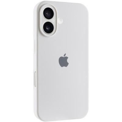 Чохол Silicone Case Full Camera Protective (AA) для Apple iPhone 16 (6.1") Білий / White Чохол Silicone Case Full Camera Protective (AA) для Apple iPhone 16 (6.1") Білий / White