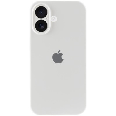 Чохол Silicone Case Full Camera Protective (AA) для Apple iPhone 16 (6.1") Білий / White Чохол Silicone Case Full Camera Protective (AA) для Apple iPhone 16 (6.1") Білий / White