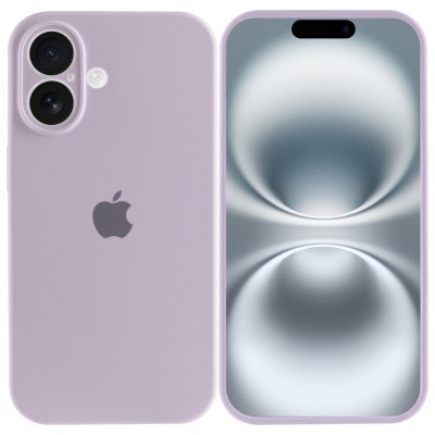 Чохол Silicone Case Full Camera Protective (AA) для Apple iPhone 16 (6.1") Бузковий / Lilac Чохол Silicone Case Full Camera Protective (AA) для Apple iPhone 16 (6.1") Бузковий / Lilac