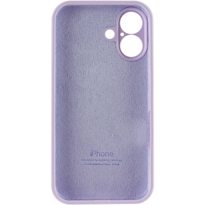 Чохол Silicone Case Full Camera Protective (AA) для Apple iPhone 16 (6.1") Бузковий / Lilac Чохол Silicone Case Full Camera Protective (AA) для Apple iPhone 16 (6.1") Бузковий / Lilac