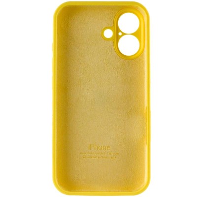 Чохол Silicone Case Full Camera Protective (AA) для Apple iPhone 16 (6.1") Жовтий / Yellow Чохол Silicone Case Full Camera Protective (AA) для Apple iPhone 16 (6.1") Жовтий / Yellow