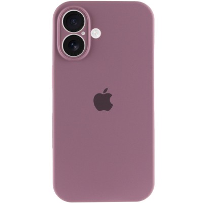 Чохол Silicone Case Full Camera Protective (AA) для Apple iPhone 16 (6.1") Ліловий / Lilac Pride