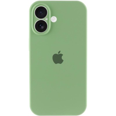 Чохол Silicone Case Full Camera Protective (AA) для Apple iPhone 16 (6.1") М'ятний / Mint Чохол Silicone Case Full Camera Protective (AA) для Apple iPhone 16 (6.1") М'ятний / Mint