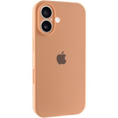 Чохол Silicone Case Full Camera Protective (AA) для Apple iPhone 16 (6.1") Помаранчевий / Cantaloupe Чохол Silicone Case Full Camera Protective (AA) для Apple iPhone 16 (6.1") Помаранчевий / Cantaloupe