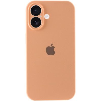 Чохол Silicone Case Full Camera Protective (AA) для Apple iPhone 16 (6.1") Помаранчевий / Cantaloupe Чохол Silicone Case Full Camera Protective (AA) для Apple iPhone 16 (6.1") Помаранчевий / Cantaloupe