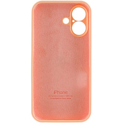 Чохол Silicone Case Full Camera Protective (AA) для Apple iPhone 16 (6.1") Помаранчевий / Cantaloupe Чохол Silicone Case Full Camera Protective (AA) для Apple iPhone 16 (6.1") Помаранчевий / Cantaloupe