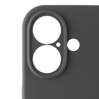 Чохол Silicone Case Full Camera Protective (AA) для Apple iPhone 16 (6.1") Сірий / Dark Gray Чохол Silicone Case Full Camera Protective (AA) для Apple iPhone 16 (6.1") Сірий / Dark Gray