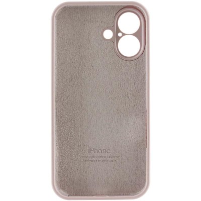 Чохол Silicone Case Full Camera Protective (AA) для Apple iPhone 16 (6.1") Сірий / Lavender