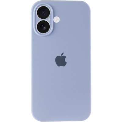 Чохол Silicone Case Full Camera Protective (AA) для Apple iPhone 16 Plus (6.7") Блакитний / Lilac Blue Чохол Silicone Case Full Camera Protective (AA) для Apple iPhone 16 Plus (6.7") Блакитний / Lilac Blue