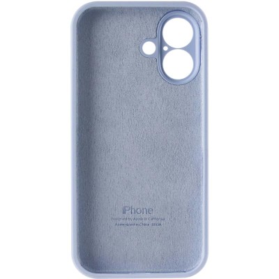 Чохол Silicone Case Full Camera Protective (AA) для Apple iPhone 16 Plus (6.7") Блакитний / Lilac Blue Чохол Silicone Case Full Camera Protective (AA) для Apple iPhone 16 Plus (6.7") Блакитний / Lilac Blue