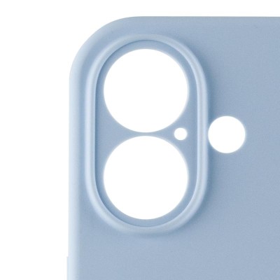 Чохол Silicone Case Full Camera Protective (AA) для Apple iPhone 16 Plus (6.7") Блакитний / Sweet Blue