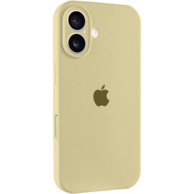Чохол Silicone Case Full Camera Protective (AA) для Apple iPhone 16 Plus (6.7") Жовтий / Mellow Yellow Чохол Silicone Case Full Camera Protective (AA) для Apple iPhone 16 Plus (6.7") Жовтий / Mellow Yellow