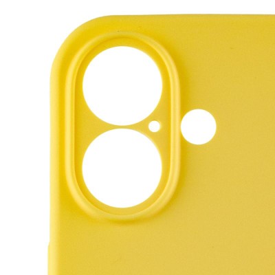 Чохол Silicone Case Full Camera Protective (AA) для Apple iPhone 16 Plus (6.7") Жовтий / Yellow Чохол Silicone Case Full Camera Protective (AA) для Apple iPhone 16 Plus (6.7") Жовтий / Yellow