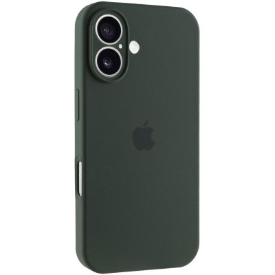 Чохол Silicone Case Full Camera Protective (AA) для Apple iPhone 16 Plus (6.7") Зелений / Cyprus Green Чохол Silicone Case Full Camera Protective (AA) для Apple iPhone 16 Plus (6.7") Зелений / Cyprus Green