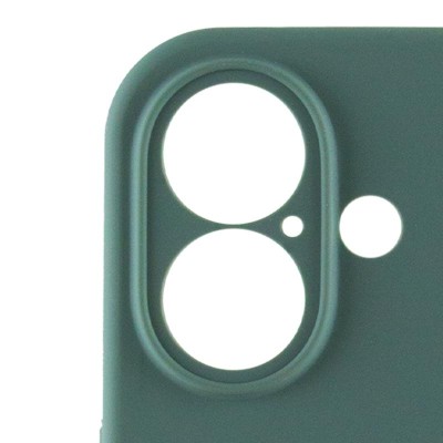 Чохол Silicone Case Full Camera Protective (AA) для Apple iPhone 16 Plus (6.7") Зелений / Pine green Чохол Silicone Case Full Camera Protective (AA) для Apple iPhone 16 Plus (6.7") Зелений / Pine green