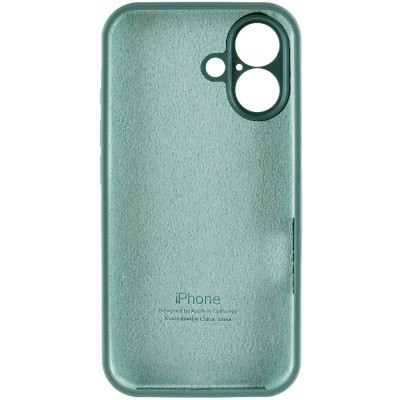 Чохол Silicone Case Full Camera Protective (AA) для Apple iPhone 16 Plus (6.7") Зелений / Pine green Чохол Silicone Case Full Camera Protective (AA) для Apple iPhone 16 Plus (6.7") Зелений / Pine green
