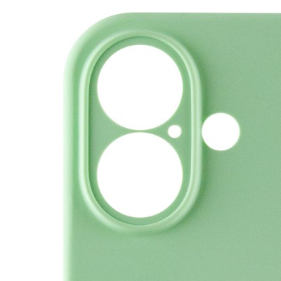 Чохол Silicone Case Full Camera Protective (AA) для Apple iPhone 16 Plus (6.7") Зелений / Pistachio Чохол Silicone Case Full Camera Protective (AA) для Apple iPhone 16 Plus (6.7") Зелений / Pistachio