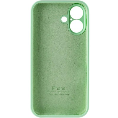 Чохол Silicone Case Full Camera Protective (AA) для Apple iPhone 16 Plus (6.7") Зелений / Pistachio Чохол Silicone Case Full Camera Protective (AA) для Apple iPhone 16 Plus (6.7") Зелений / Pistachio