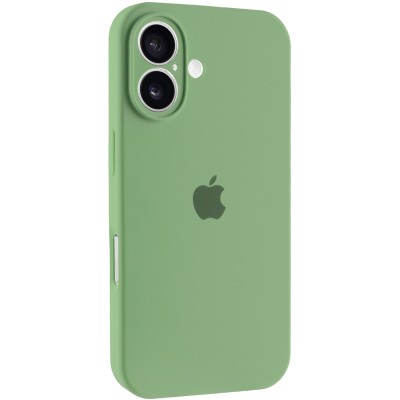 Чохол Silicone Case Full Camera Protective (AA) для Apple iPhone 16 Plus (6.7") М'ятний / Mint Чохол Silicone Case Full Camera Protective (AA) для Apple iPhone 16 Plus (6.7") М'ятний / Mint