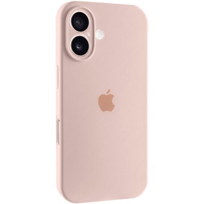 Чохол Silicone Case Full Camera Protective (AA) для Apple iPhone 16 Plus (6.7") Рожевий / Pink Sand Чохол Silicone Case Full Camera Protective (AA) для Apple iPhone 16 Plus (6.7") Рожевий / Pink Sand