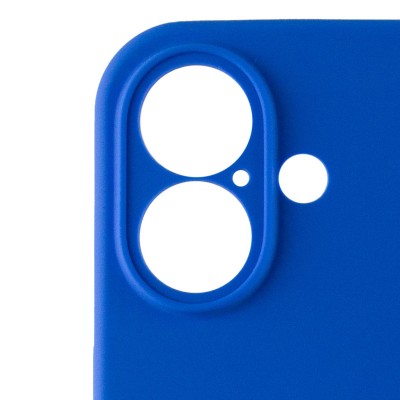 Чохол Silicone Case Full Camera Protective (AA) для Apple iPhone 16 Plus (6.7") Синій / Capri Blue Чохол Silicone Case Full Camera Protective (AA) для Apple iPhone 16 Plus (6.7") Синій / Capri Blue