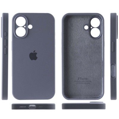 Чохол Silicone Case Full Camera Protective (AA) для Apple iPhone 16 Plus (6.7") Сірий / Lavender Gray Чохол Silicone Case Full Camera Protective (AA) для Apple iPhone 16 Plus (6.7") Сірий / Lavender Gray