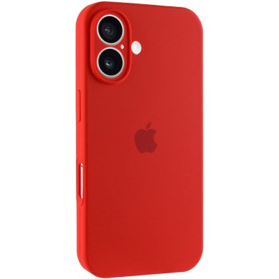 Чохол Silicone Case Full Camera Protective (AA) для Apple iPhone 16 Plus (6.7") Червоний / Red Чохол Silicone Case Full Camera Protective (AA) для Apple iPhone 16 Plus (6.7") Червоний / Red