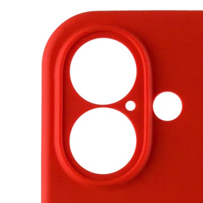 Чохол Silicone Case Full Camera Protective (AA) для Apple iPhone 16 Plus (6.7") Червоний / Red Чохол Silicone Case Full Camera Protective (AA) для Apple iPhone 16 Plus (6.7") Червоний / Red