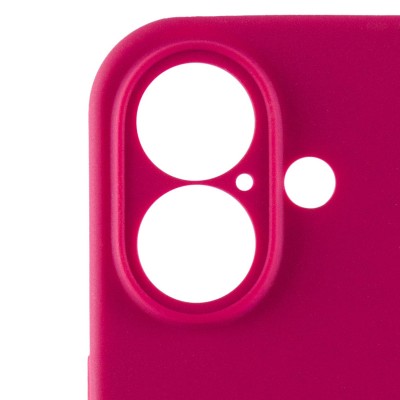 Чохол Silicone Case Full Camera Protective (AA) для Apple iPhone 16 Plus (6.7") Червоний / Rose Red Чохол Silicone Case Full Camera Protective (AA) для Apple iPhone 16 Plus (6.7") Червоний / Rose Red