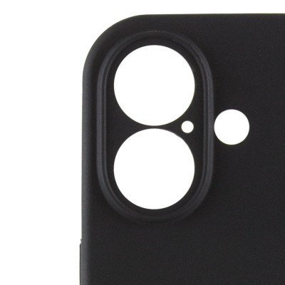 Чохол Silicone Case Full Camera Protective (AA) для Apple iPhone 16 Plus (6.7") Чорний / Black Чохол Silicone Case Full Camera Protective (AA) для Apple iPhone 16 Plus (6.7") Чорний / Black