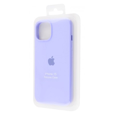 Чохол Silicone Case Full iPhone 15 black currant