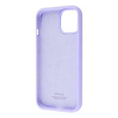 Чохол Silicone Case Full iPhone 15 black currant