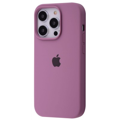Чохол Silicone Case Full iPhone 15 Pro Max black currant