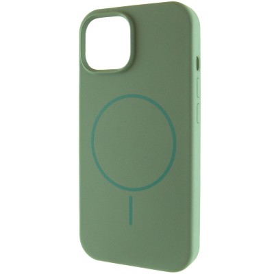 Чохол Silicone Case Full Protective (AA) NO LOGO with MagSafe для Apple iPhone 11 (6.1") Зелений / Pine green Чохол Silicone Case Full Protective (AA) NO LOGO with MagSafe для Apple iPhone 11 (6.1") Зелений / Pine green
