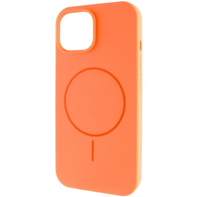 Чохол Silicone Case Full Protective (AA) NO LOGO with MagSafe для Apple iPhone 14 (6.1") Помаранчевий / Papaya Чохол Silicone Case Full Protective (AA) NO LOGO with MagSafe для Apple iPhone 14 (6.1") Помаранчевий / Papaya