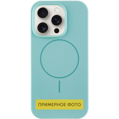 Чохол Silicone Case Full Protective (AA) NO LOGO with MagSafe для Apple iPhone 16 (6.1") Бірюзовий / Marine Green Чохол Silicone Case Full Protective (AA) NO LOGO with MagSafe для Apple iPhone 16 (6.1") Бірюзовий / Marine Green