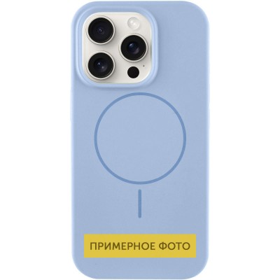 Чохол Silicone Case Full Protective (AA) NO LOGO with MagSafe для Apple iPhone 16 (6.1") Блакитний / Lilac Blue Чохол Silicone Case Full Protective (AA) NO LOGO with MagSafe для Apple iPhone 16 (6.1") Блакитний / Lilac Blue