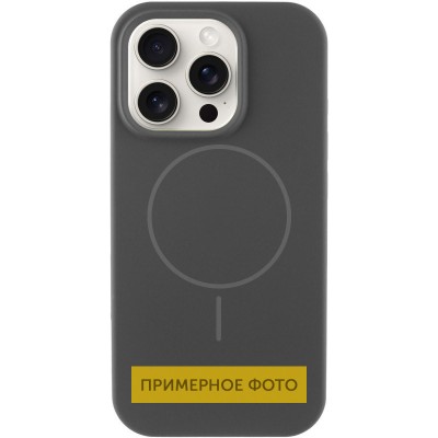 Чохол Silicone Case Full Protective (AA) NO LOGO with MagSafe для Apple iPhone 16 Plus (6.7") Сірий / Dark Gray Чохол Silicone Case Full Protective (AA) NO LOGO with MagSafe для Apple iPhone 16 Plus (6.7") Сірий / Dark Gray