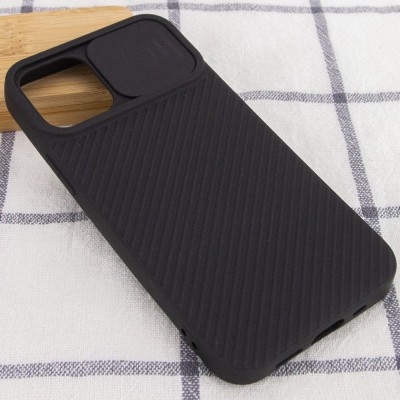Чехол Camshield Square TPU со шторкой для камеры для Apple iPhone 12 Pro / 12 (6.1") Черный Чехол Camshield Square TPU со шторкой для камеры для Apple iPhone 12 Pro / 12 (6.1") Черный