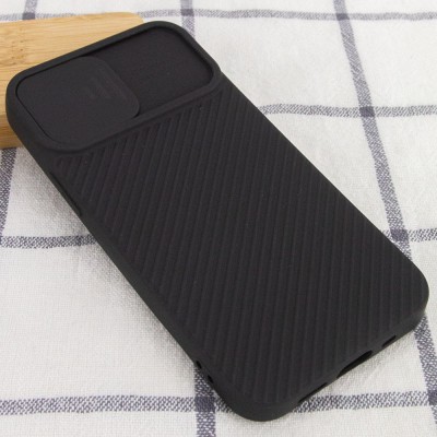 Чехол Camshield Square TPU со шторкой для камеры для Apple iPhone 12 Pro / 12 (6.1") Черный Чехол Camshield Square TPU со шторкой для камеры для Apple iPhone 12 Pro / 12 (6.1") Черный