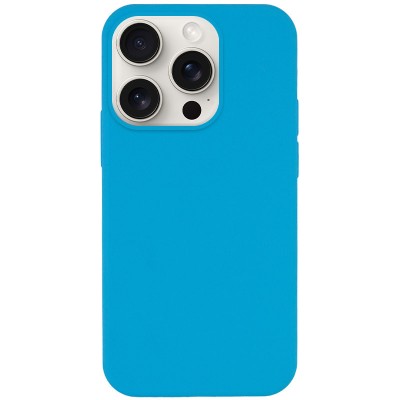 Чохол Silicone Case Full Protective (AA) NO LOGO для Apple iPhone 13 Pro Max (6.7") Блакитний / Blue Чохол Silicone Case Full Protective (AA) NO LOGO для Apple iPhone 13 Pro Max (6.7") Блакитний / Blue