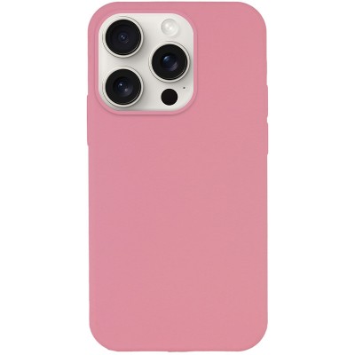 Чохол Silicone Case Full Protective (AA) NO LOGO для Apple iPhone 15 Pro (6.1") Рожевий / Light pink Чохол Silicone Case Full Protective (AA) NO LOGO для Apple iPhone 15 Pro (6.1") Рожевий / Light pink