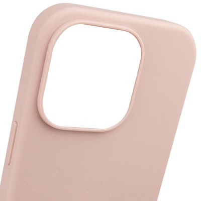 Чохол Silicone Case Full Protective (AA) NO LOGO для Apple iPhone 15 Pro (6.1") Рожевий / Pink Sand